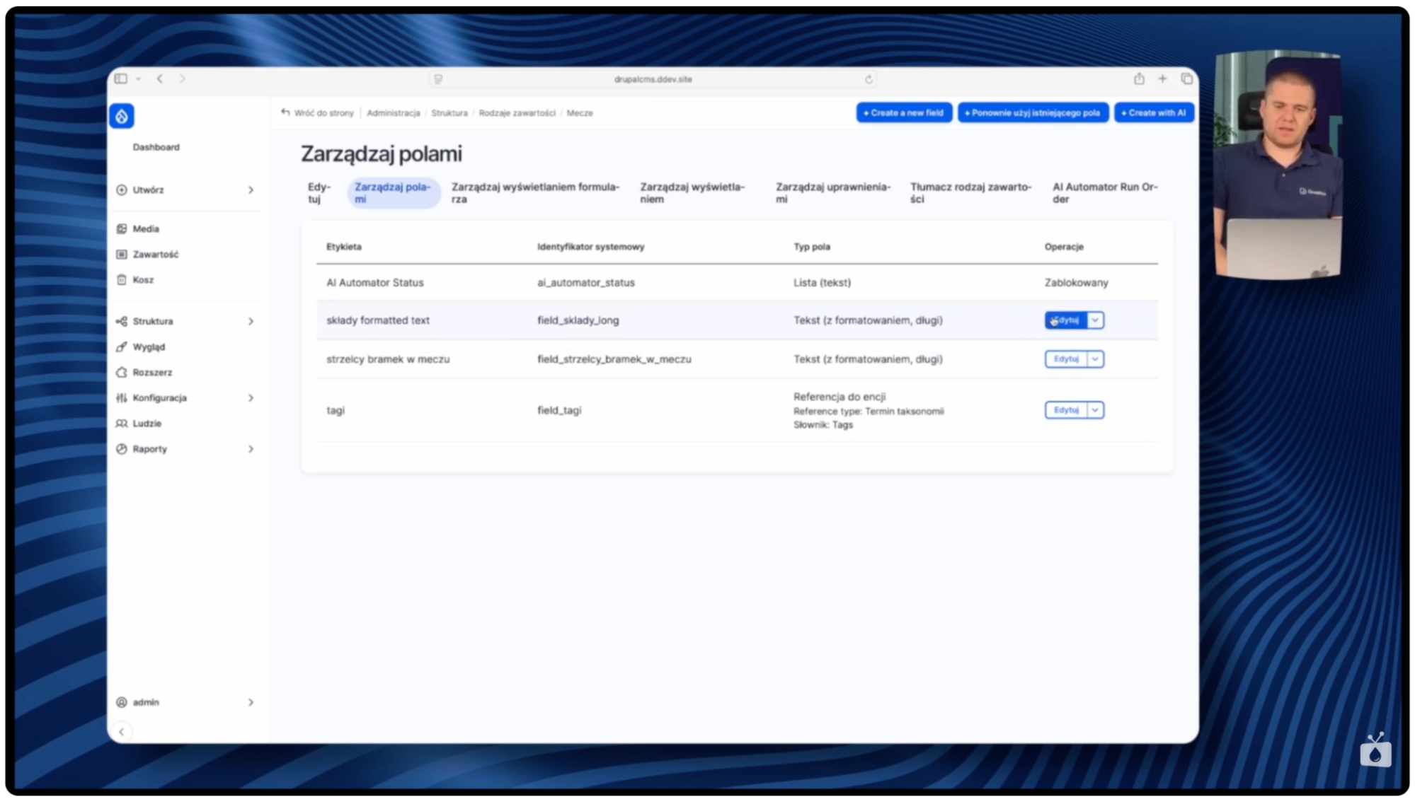 Czwarty screen: automatyczne generowanie treści w Drupalu