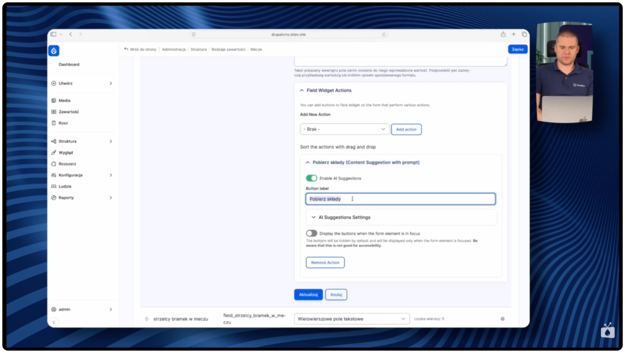 Siódmy screen: automatyczne generowanie treści w Drupalu