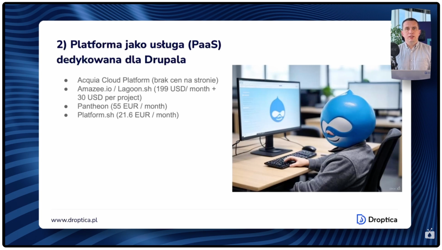 Platforma jako usługa (PaaS) dedykowana dla Drupala.