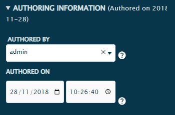 Sekcja z informacjami o autorach w Thunder CMS pokazuje autora i datę utworzenia artykułu.