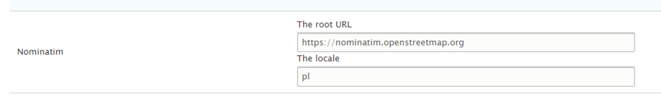 Geocoder nominatim configuration