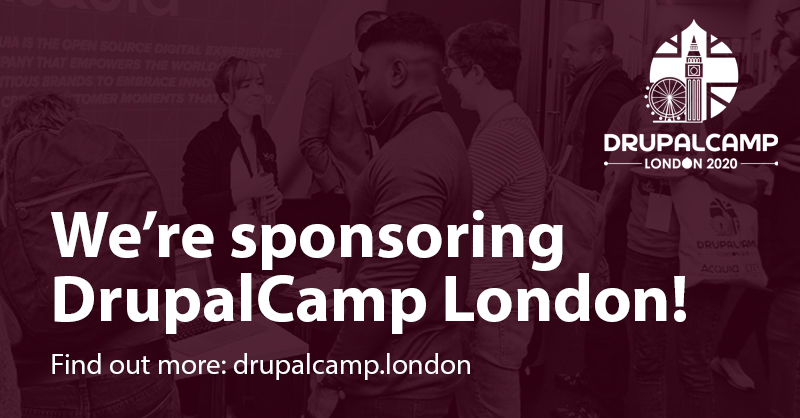 DrupalCam London grafika sponsora