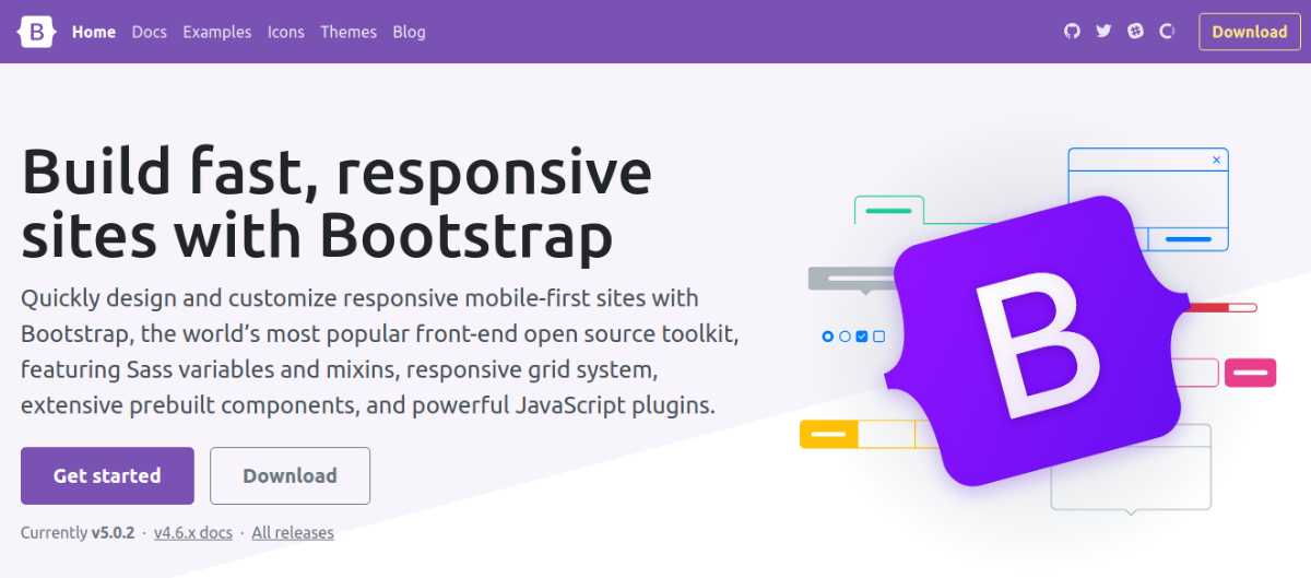Bootstrap jest open source'owym narzędziem, które dostarcza programistom szeroką gamę gotowych komponentów