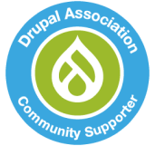 Odznaka Community Supporter w Stowarzyszeniu Drupala