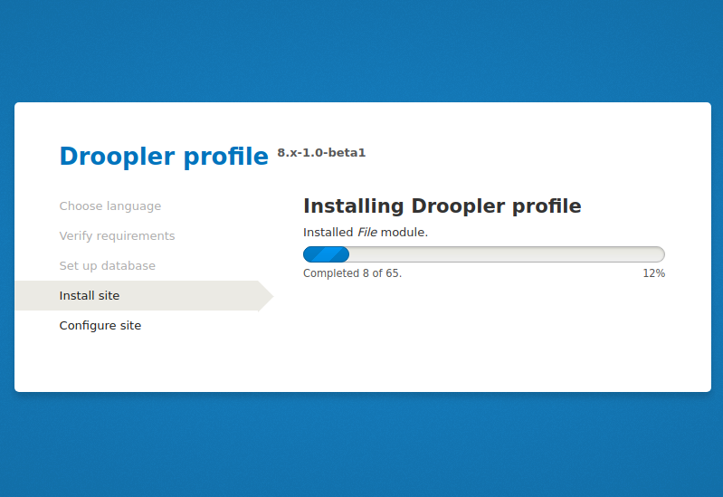 Droopler Instal