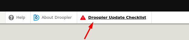 Droopler update checklist