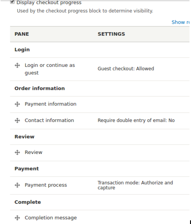 Drupal Commerce checkout flows