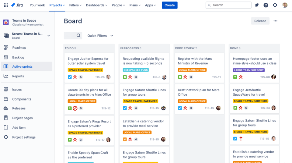 Jira jest jednym z najsłynniejszych narzędzi do zarządzania projektami IT