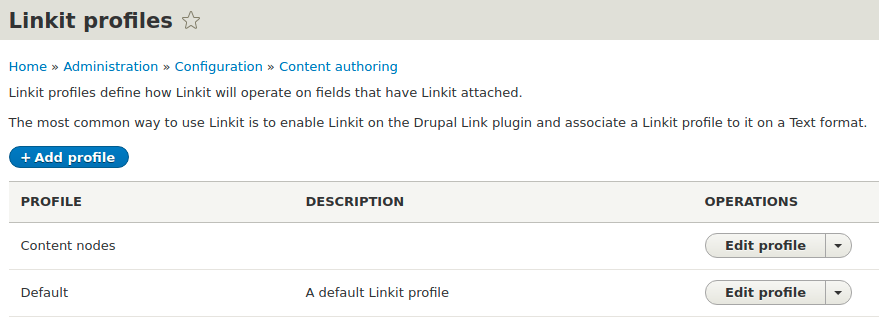 linkit-profiles