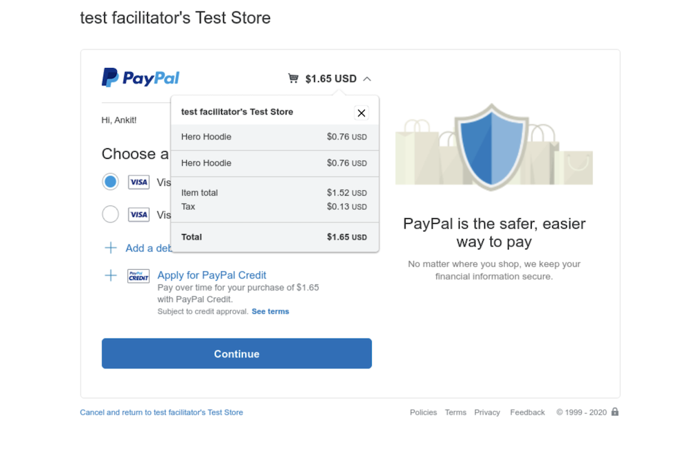 PayPal to platforma usług finansowych, która jest dostępna także jako bramka płatności dla Magento.