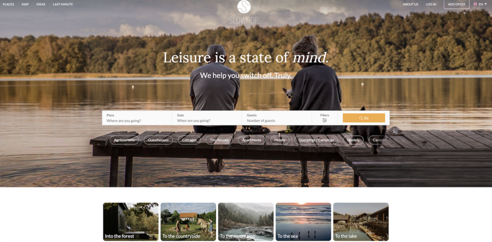 Slowhop to serwis internetowy, który zbiera w jednym miejscu atrakcyjne oferty noclegów na wynajem. 