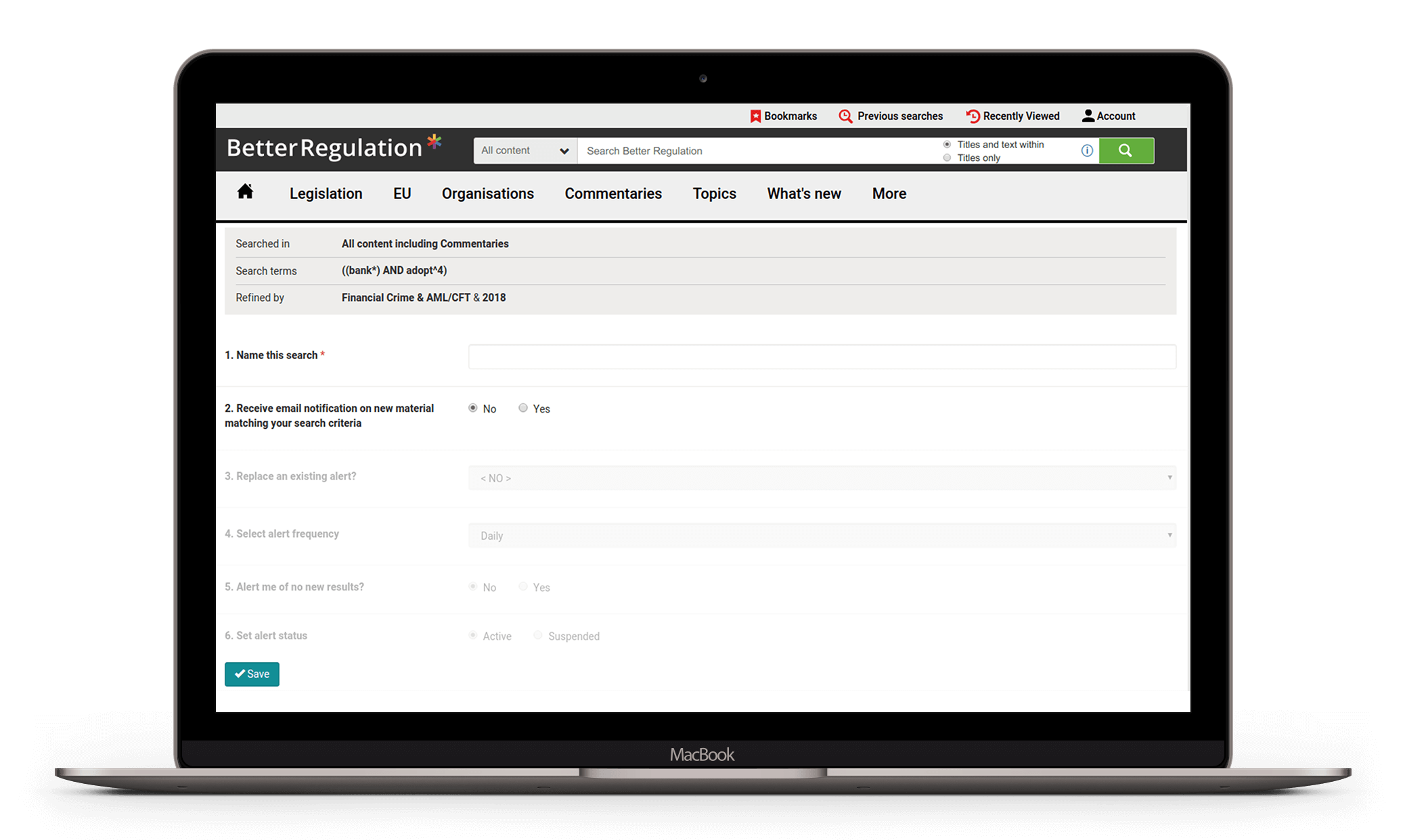 Better regulation website