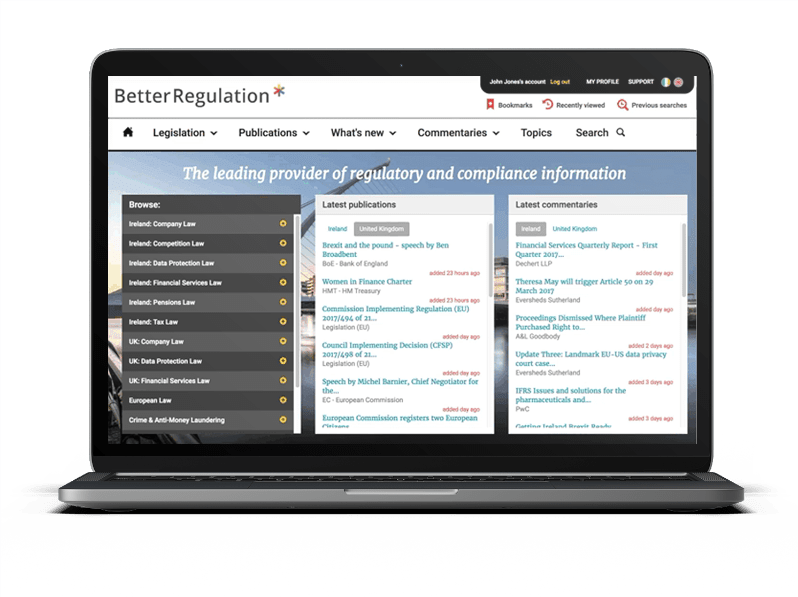 Better regulation website