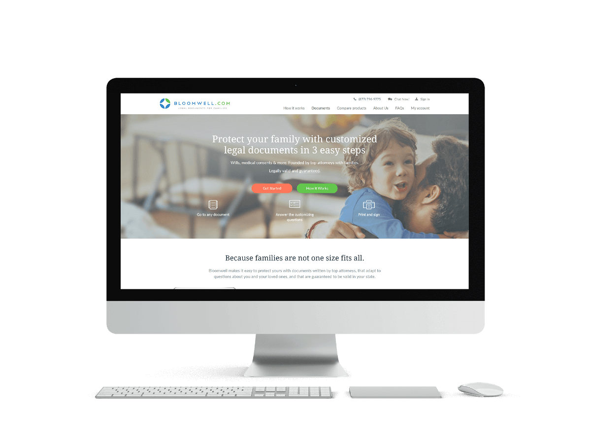 Strona internetowa bloomwell