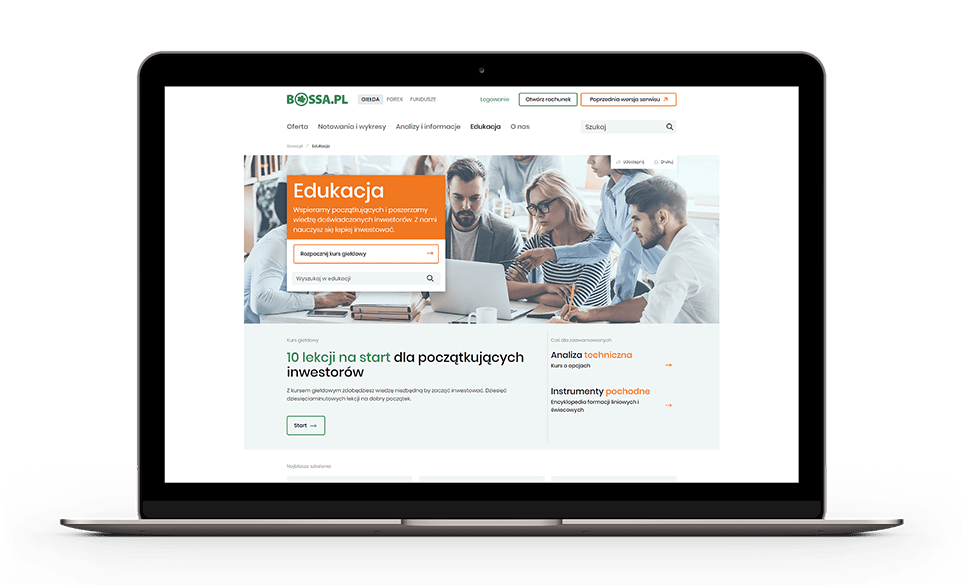 Strona internetowa bossa