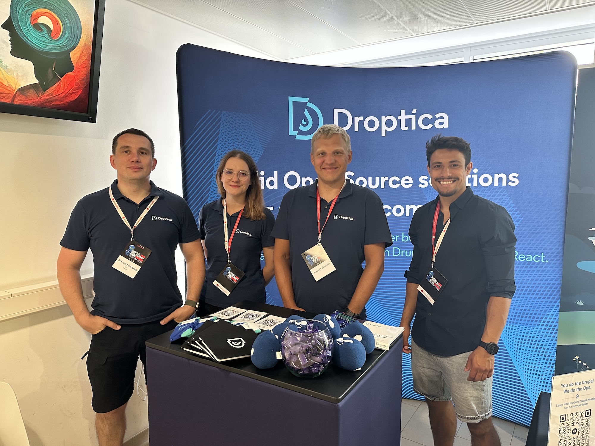 Nasz zespół Droptica na Drupal Developer Days 2023 w Wiedniu.
