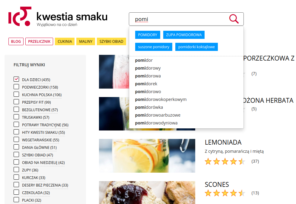 Elastyczne wyszukiwanie
