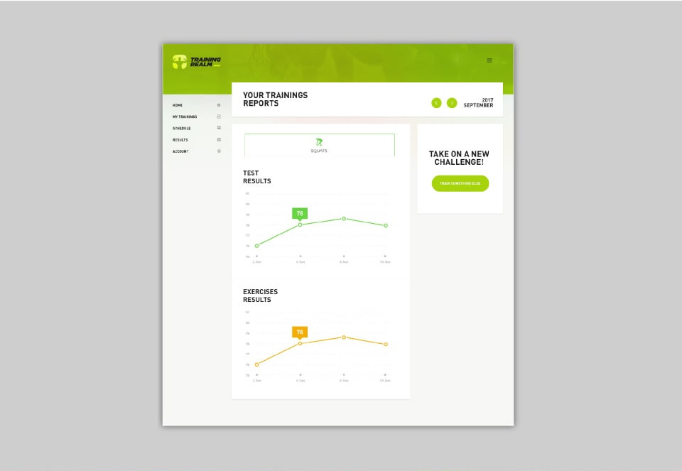 Strona internetowa training realm