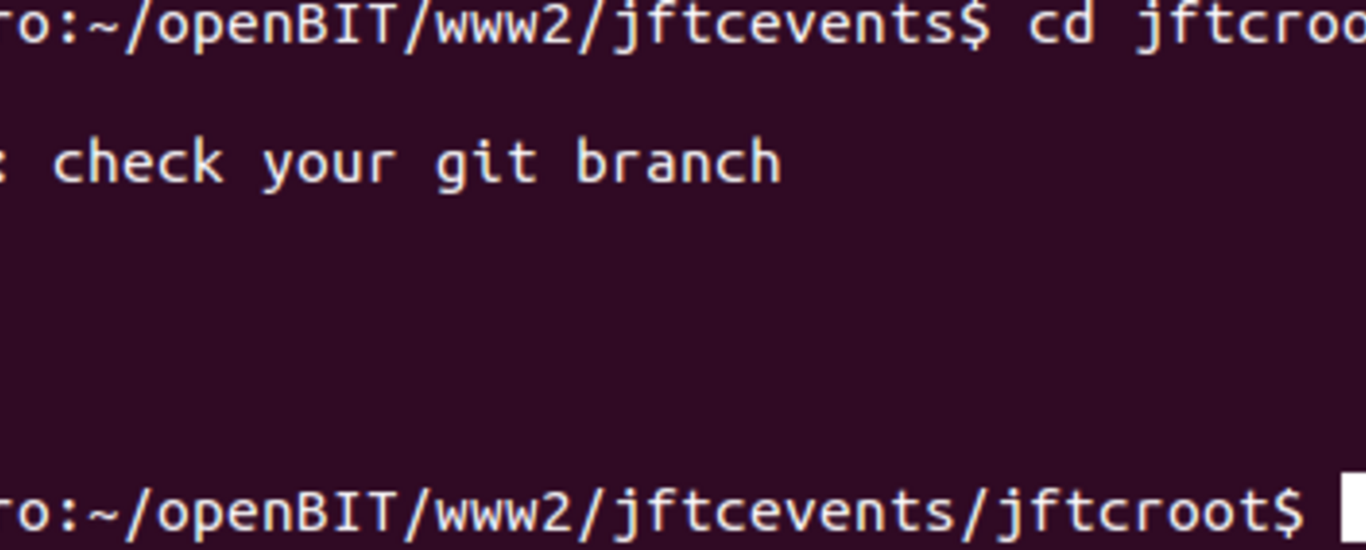 Jak nie pomylić branchy w GIT - skrypt pokazujący aktualny branch