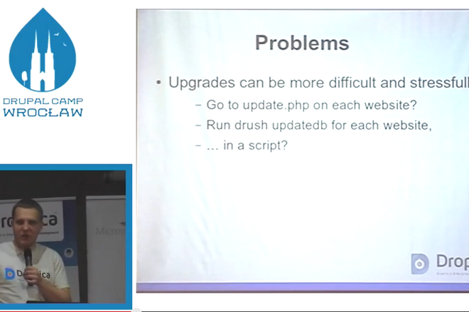 Aegir & Multisite - managing multisite installations - Maciej Łukiański - DrupalCamp Wrocław 2013