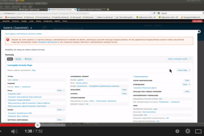 Moduł Cache Actions