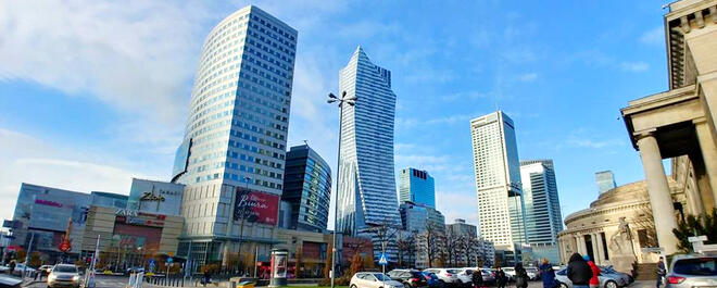 Zdjęcie Główne - panorama Warszawy