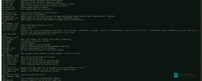 Instalacja Drupala za pomocą Drush