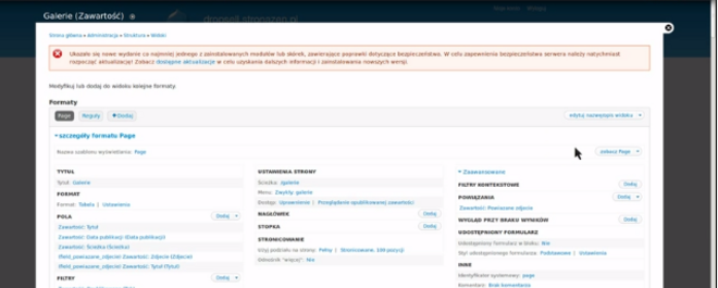 Moduł Cache Actions