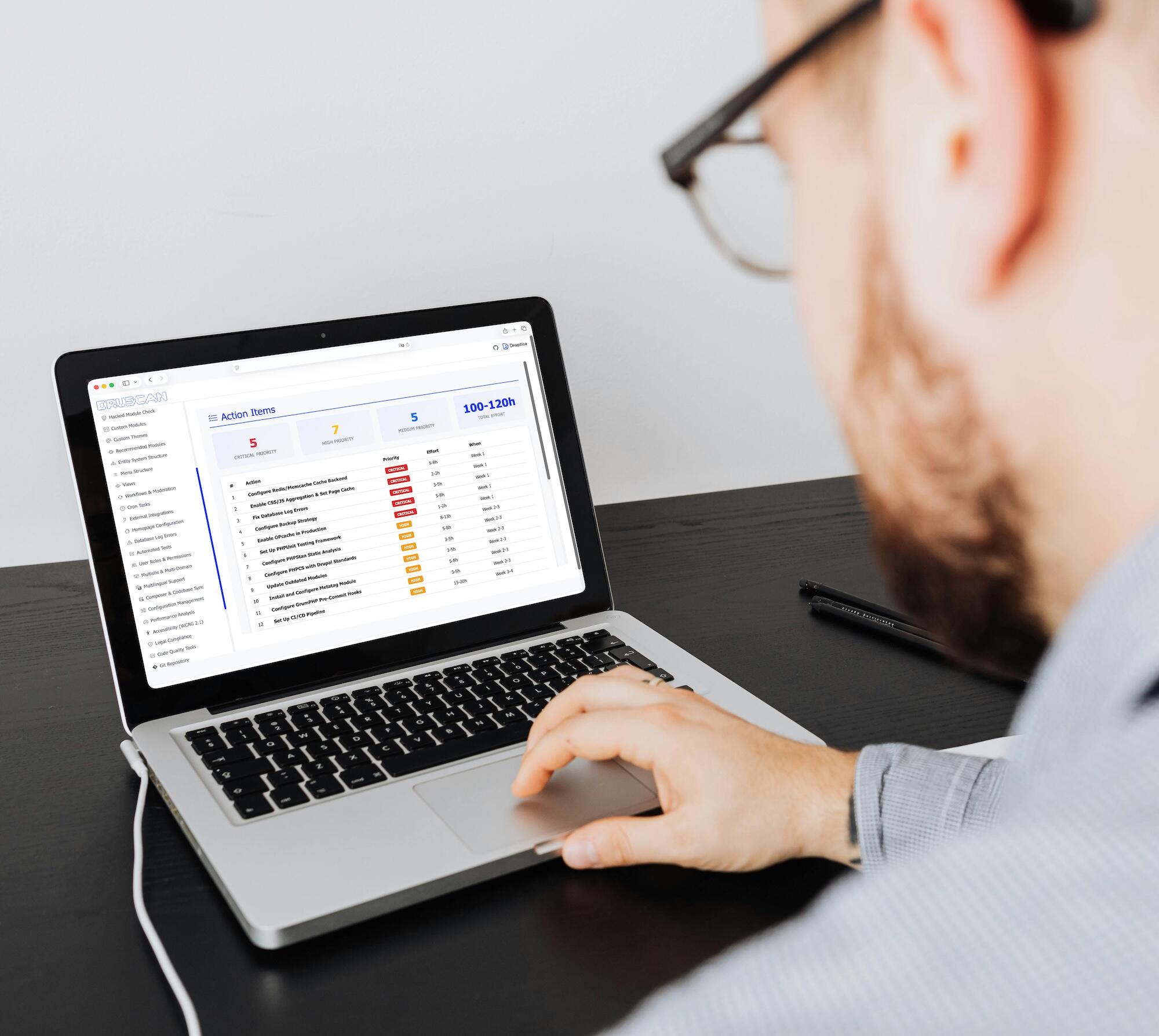 Druscan to narzędzie open source do audytu technicznego Drupala, które jest dostępne za darmo.
