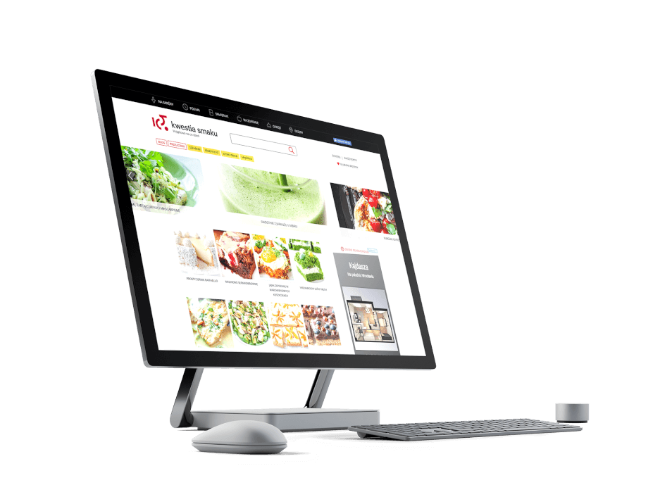 Strona internetowa kwestia smaku
