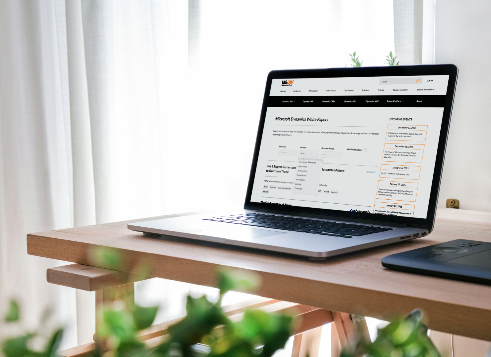 Strona internetowa MSDW posiada zaawansowane filtry treści, ułatwiające użytkownikom wyszukiwanie.
