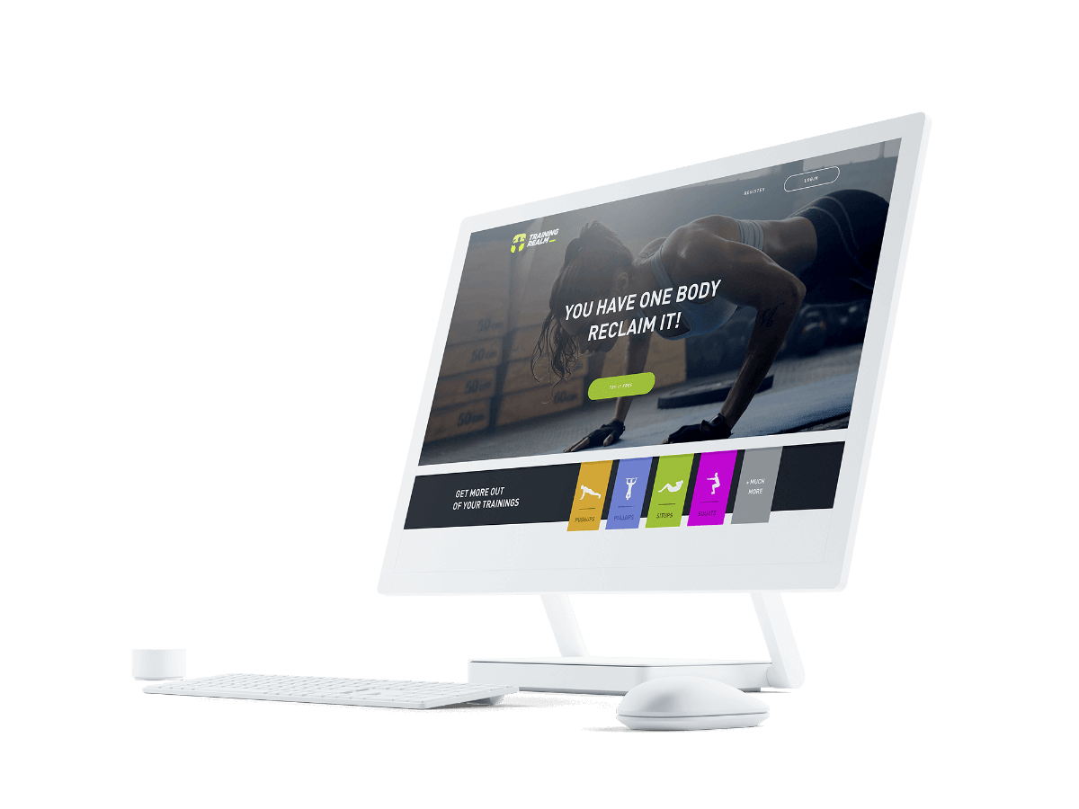 Strona internetowa training realm