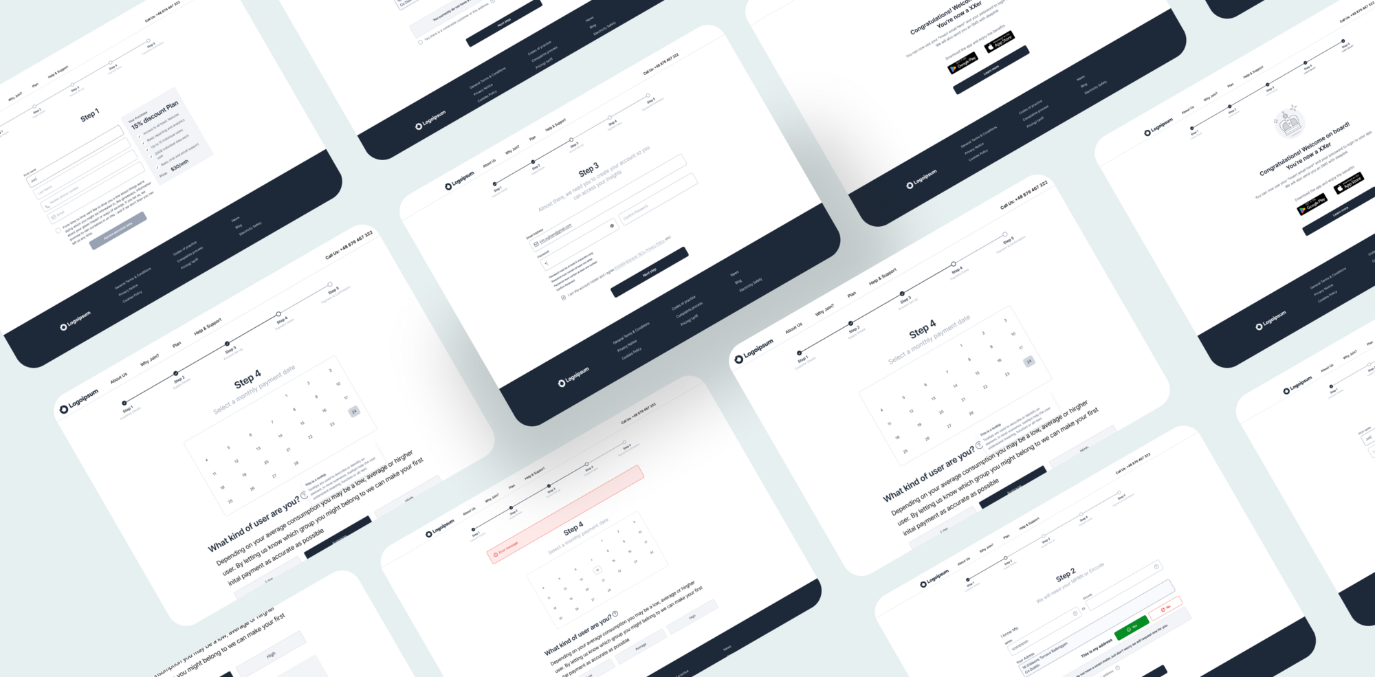 Strona Yuno Energy umożliwia klientom przystąpienie do usług energetycznych przez formularz online.