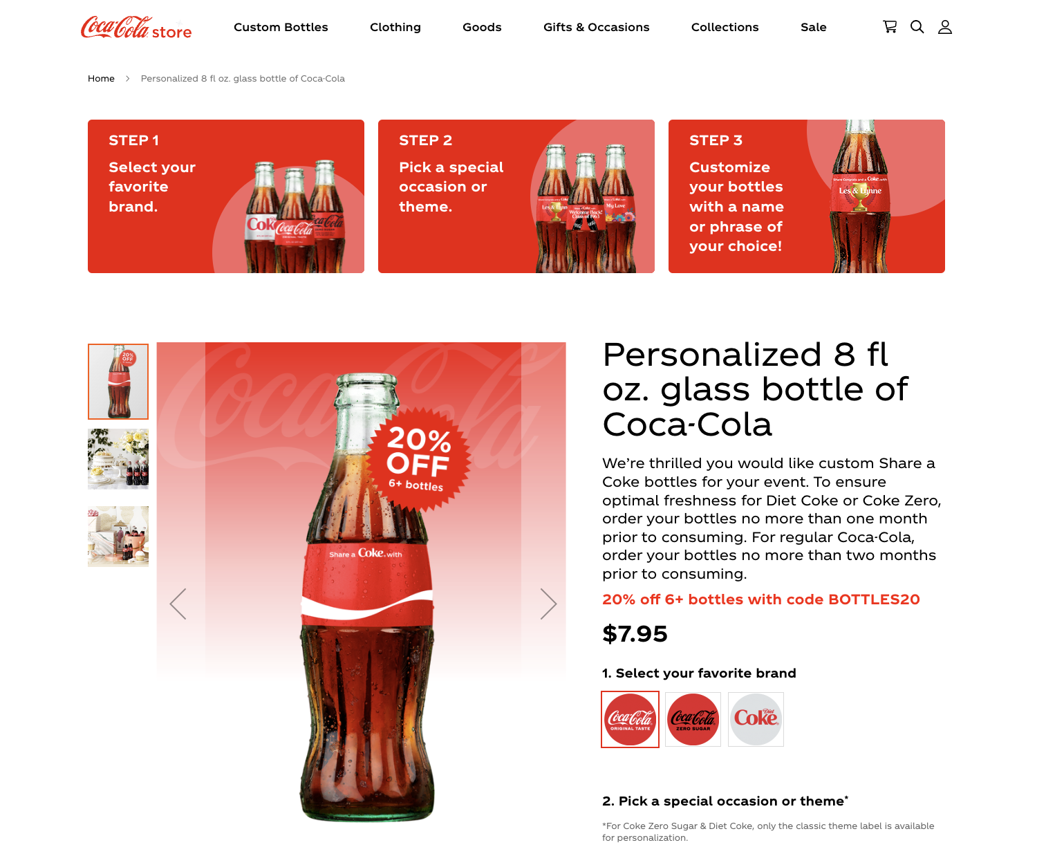Coca-Cola w swoim sklepie internetowym Magento wykorzystuje potencjał marketingu i personalizacji.